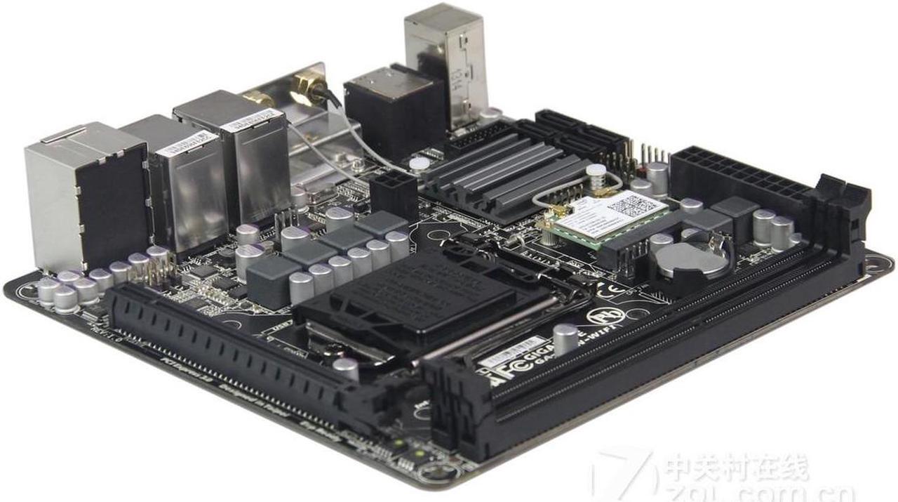 Alt view image 2 of 4 - GIGABYTE GA-Z87N-WIFIrev.1.x LGA 1150 Intel Z87 DDR3 16GB Mini-ITX