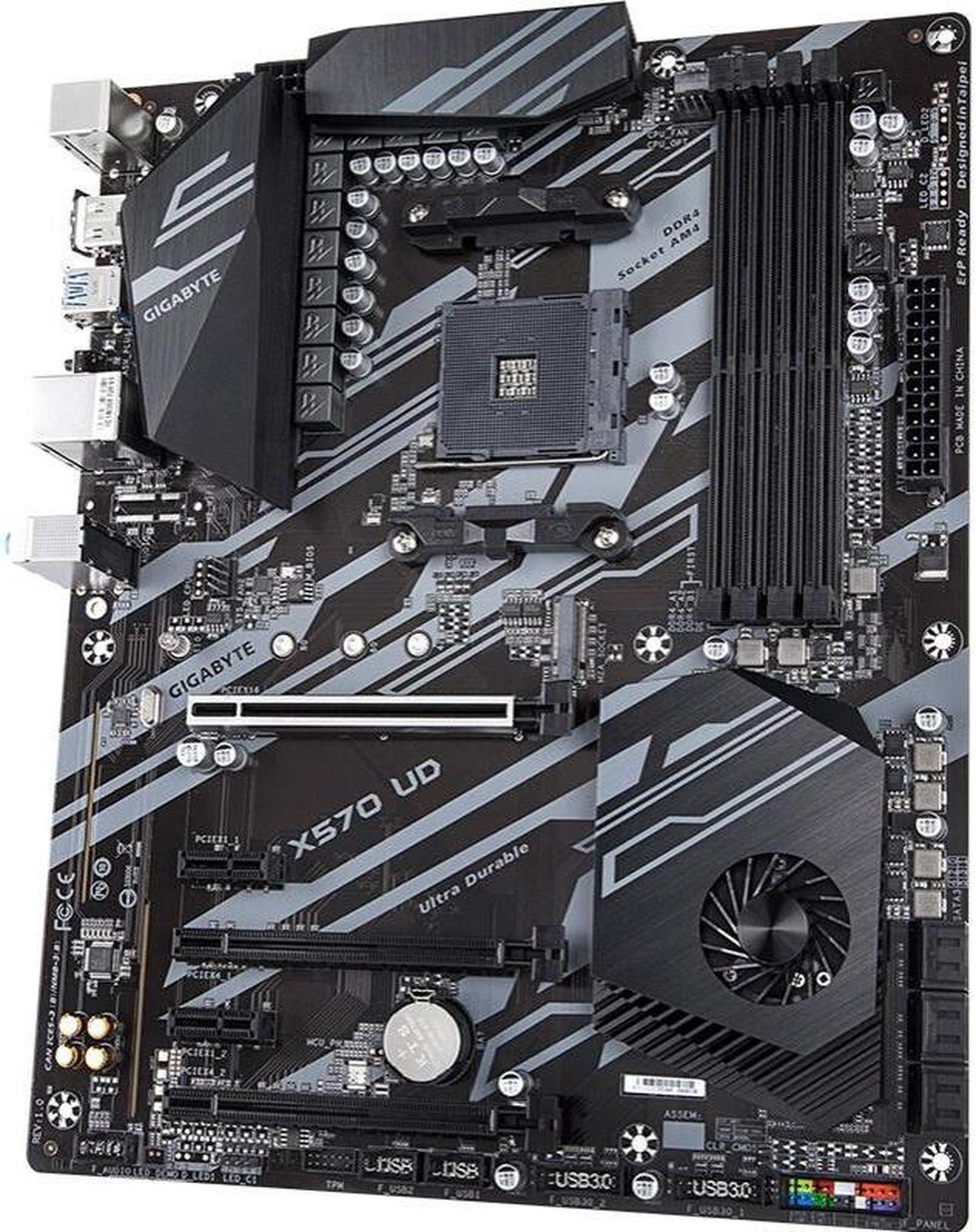 Alt view image 3 of 4 - GIGABYTE X570 UD Socket AM4 AMD X570 DDR4 128GB ATX