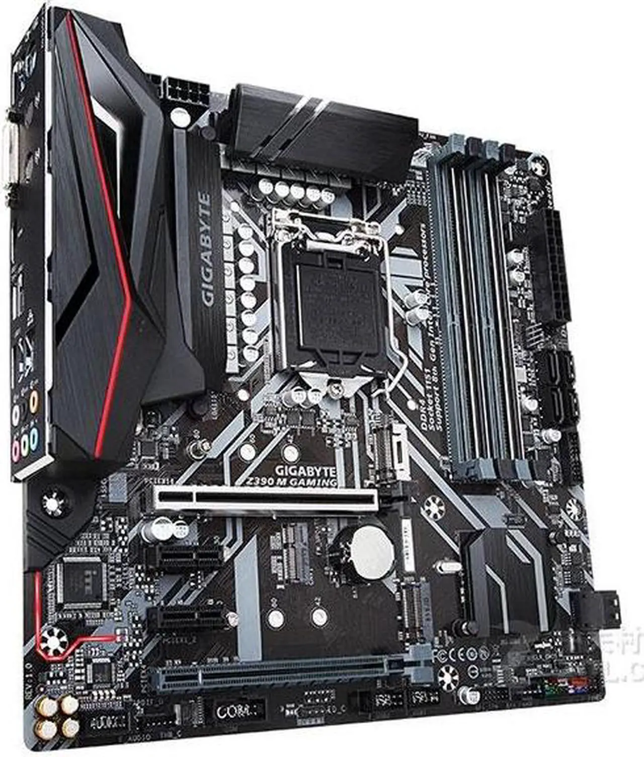 Alt view image 3 of 4 - GIGABYTE Z390 M GAMING LGA 1151 Intel Z390 DDR4 64GB Micro ATX