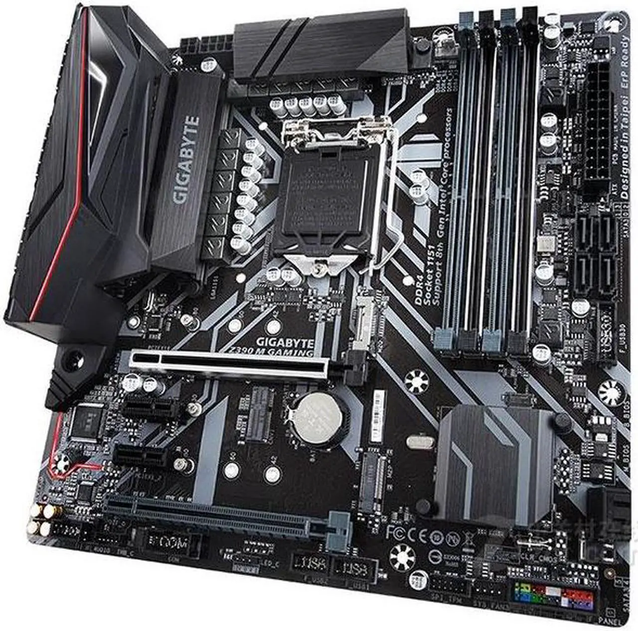 Alt view image 2 of 4 - GIGABYTE Z390 M GAMING LGA 1151 Intel Z390 DDR4 64GB Micro ATX