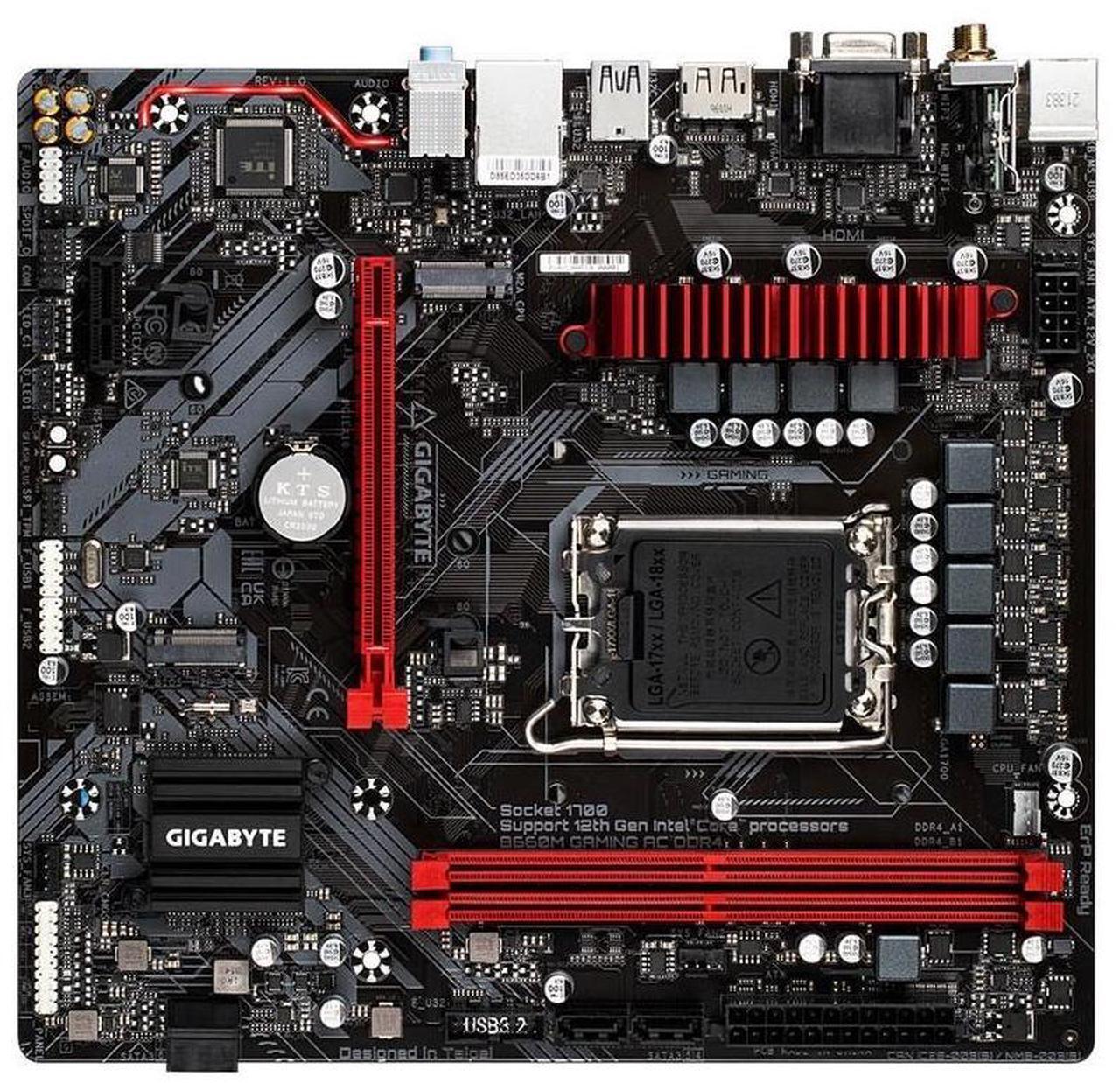 Main image of GIGABYTE B660M GAMING DDR4 LGA 1700 Intel B660 DDR4 64GB Micro ATX