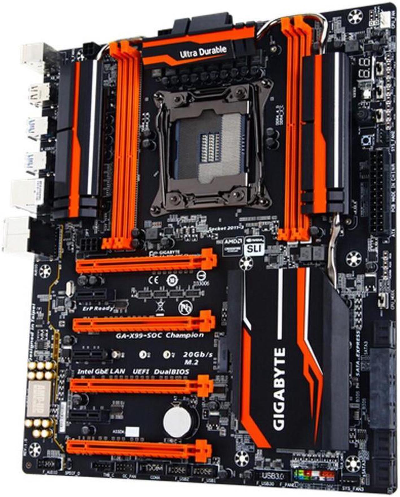 Alt view image 2 of 4 - GIGABYTE X99-SOC Champion(rev.1.0) LGA 2011-V3 Intel X99 DDR4 64GB E-ATX