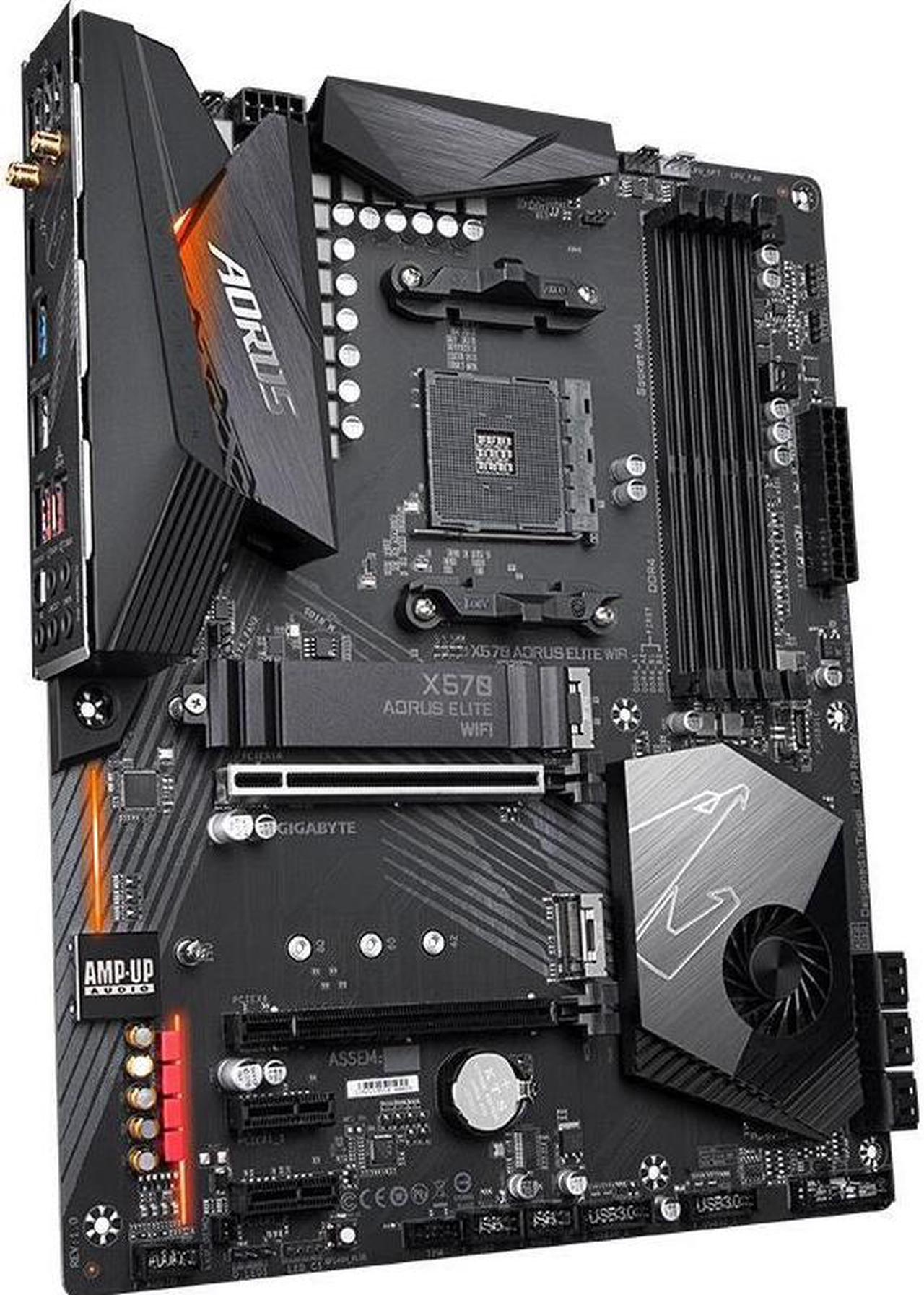 Alt view image 3 of 4 - GIGABYTE X570 ELITE WIFI Socket AM4 AMD X570 DDR4 128GB ATX