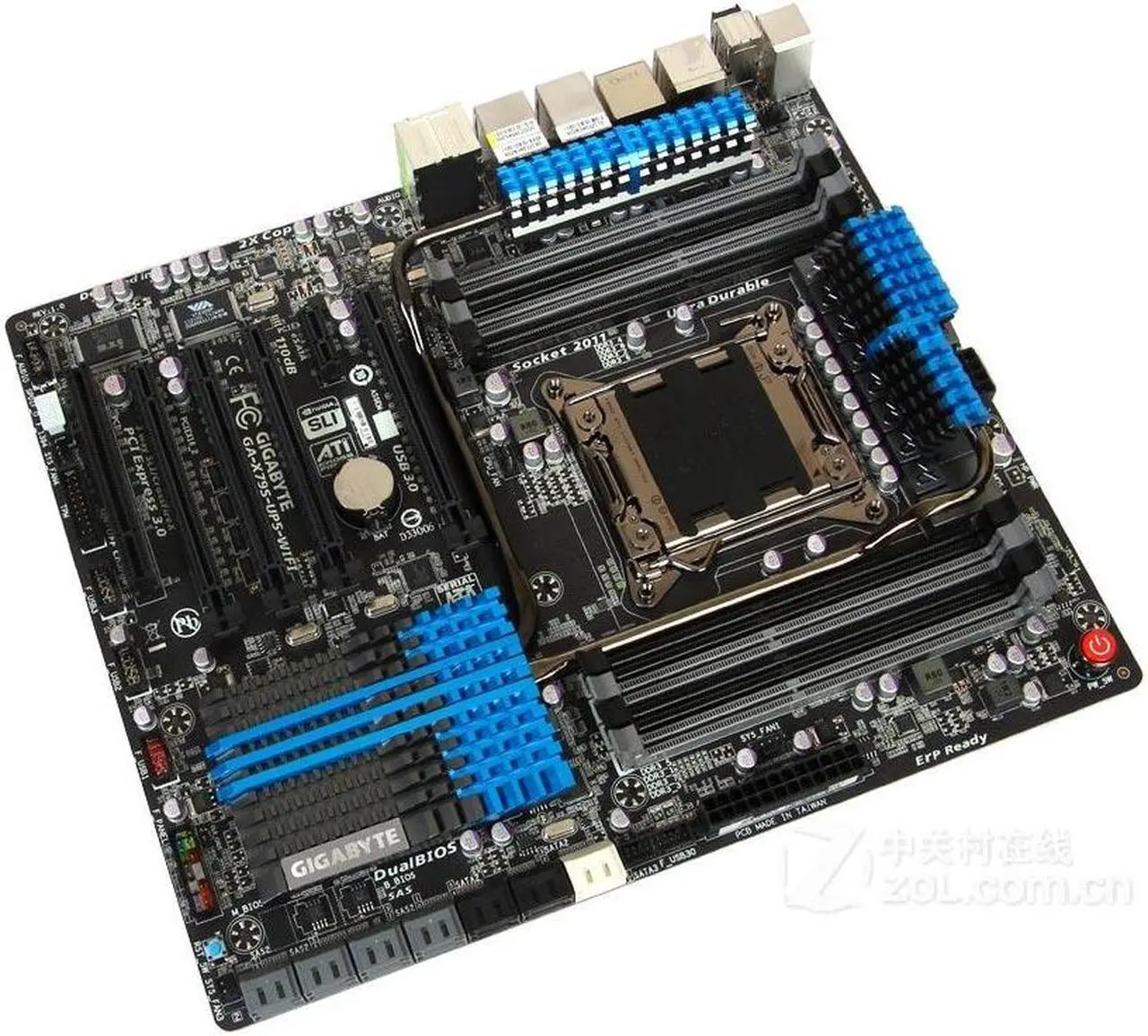 Alt view image 3 of 3 - GIGABYTE GA-X79S-UP5 WIFI LGA 2011 Intel C606 DDR3 64GB E-ATX