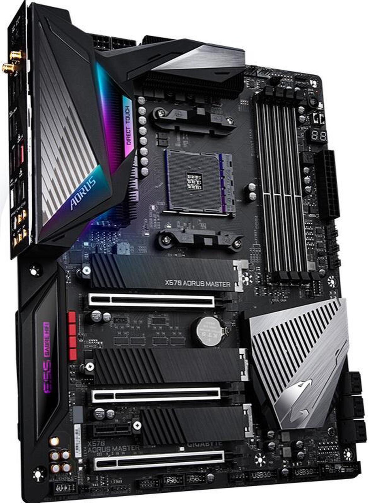 Alt view image 3 of 4 - GIGABYTE X570 MASTER Socket AM4 AMD X570 DDR4 128GB ATX