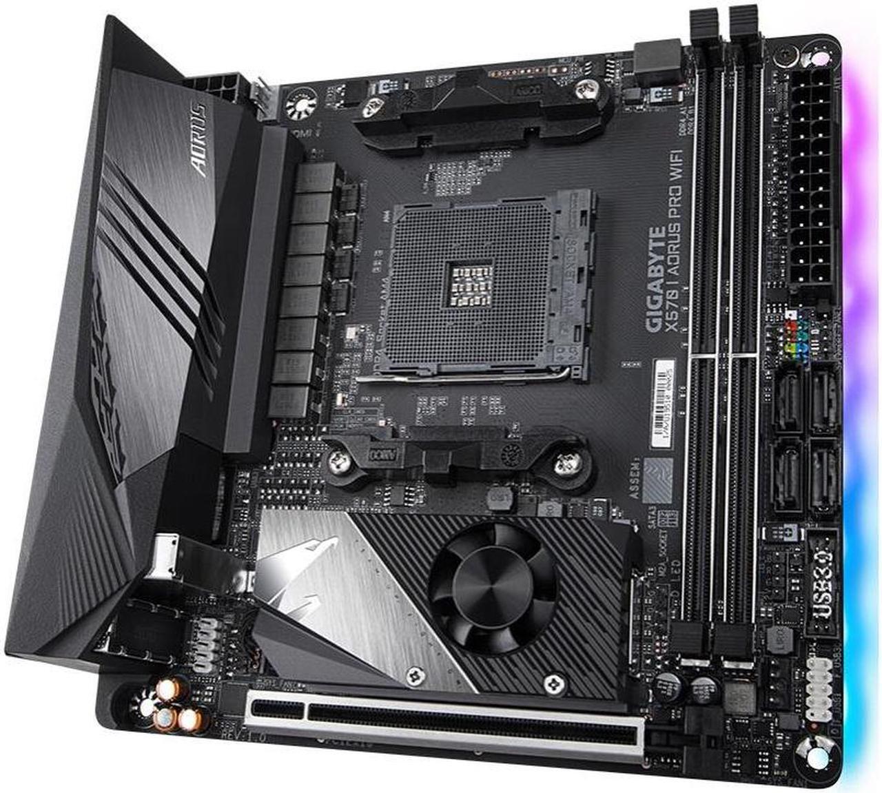 Alt view image 2 of 3 - GIGABYTE X570 I PRO WIFI Socket AM4 AMD X570 DDR4 64GB Mini-ITX