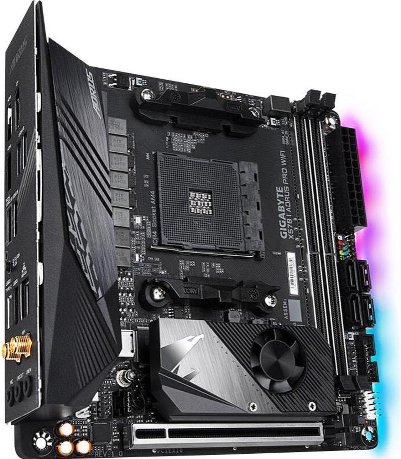 Alt view image 3 of 3 - GIGABYTE X570 I PRO WIFI Socket AM4 AMD X570 DDR4 64GB Mini-ITX