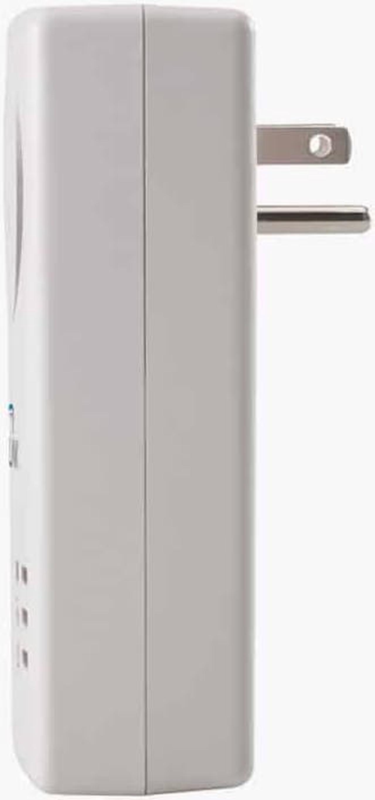 Alt view image 3 of 5 - NexusLink Powerline G.hn Powerline Adapter | Pass-Through Outlet | 1.2 Gbps | Single Device | (GPL-1200PT)