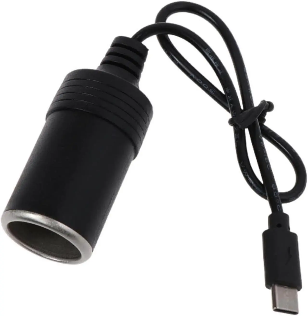 Main image of USB C PD Type C Male to 12V Car Cigarette lighter Socket Female Step Up Cable for Driving Recorder GPS E-Dog Car Fan