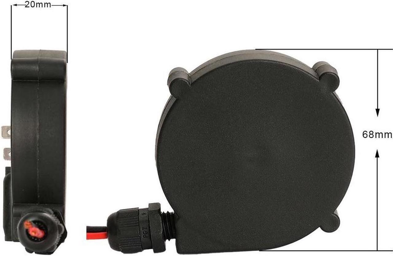 Alt view image 5 of 5 - Mini cable reel, small retractable power cord reel, multi-purpose