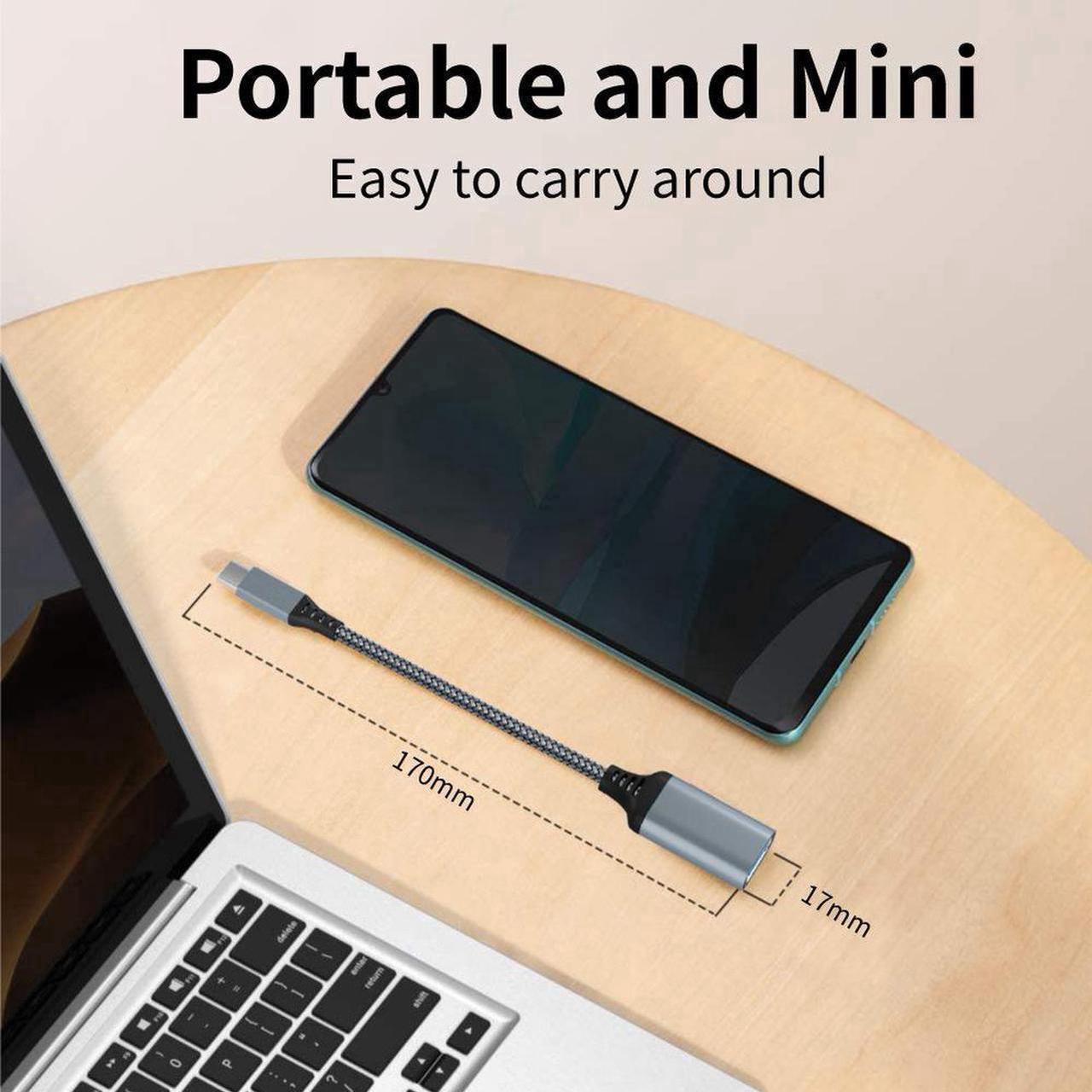 Alt view image 3 of 6 - USB C to USB 3.0 Adapter [2 pack], USB-C to USB Adapter, USB Type-C to USB,Thunderbolt 3 to USB Adapter OTG Cable for Macbook Pro/Air 2020/2018,iPad Pro 2020,Galaxy S20 S20+,Google and More