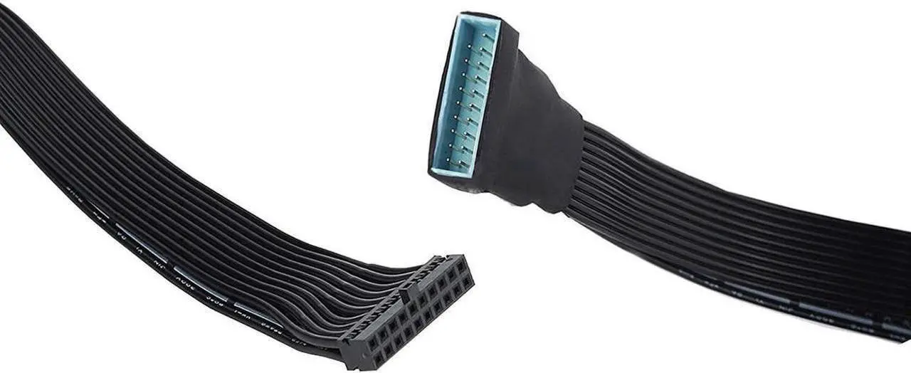 Alt view image 4 of 5 - USB 3.0 Header Extension Cable, Low Profile USB 3.0 Internal 19/20 Pin Header Extender | USB 3 Motherboard Adapter | 5.9 inch