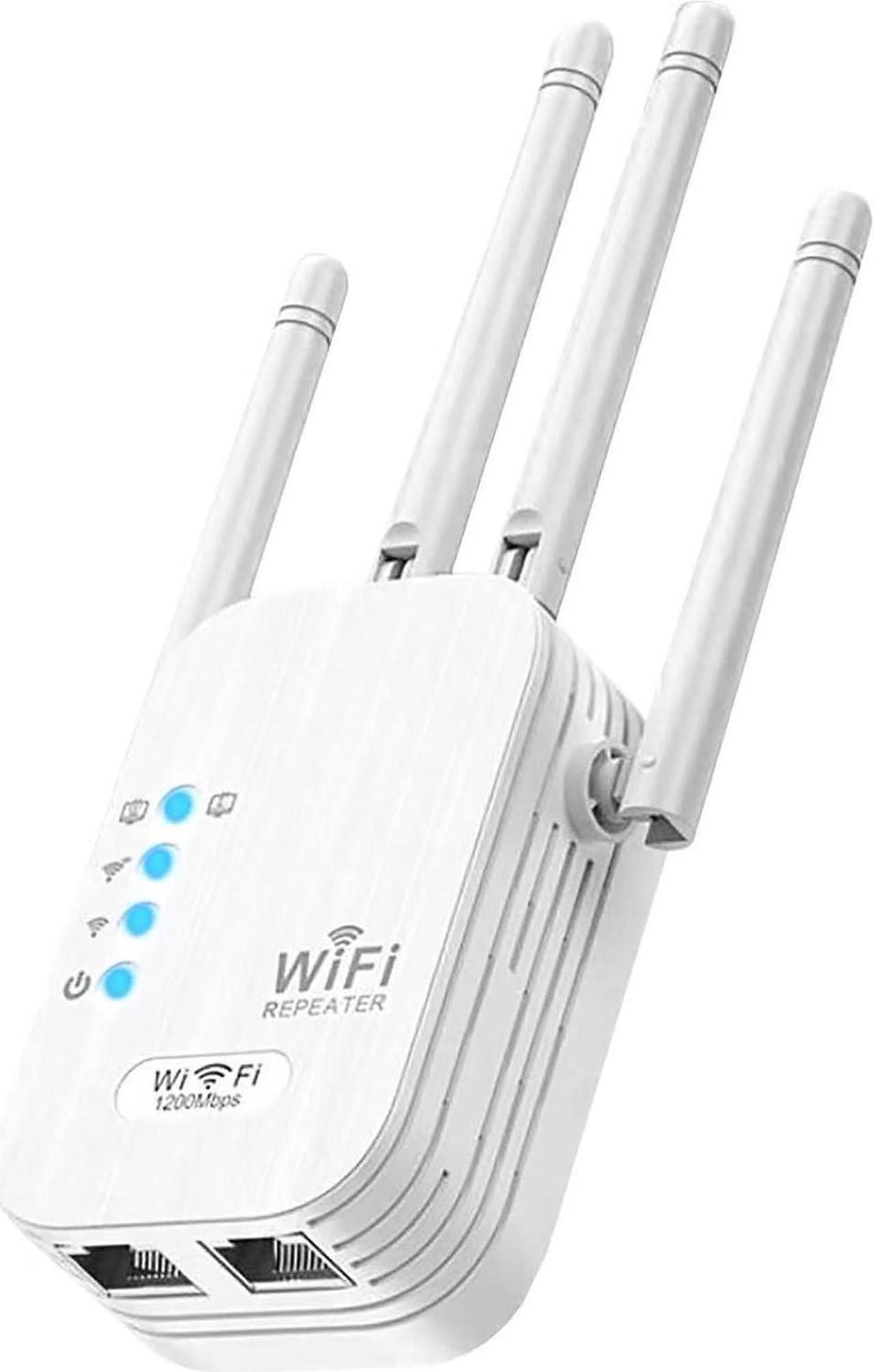 Main image of WiFi Extender, WiFi Booster and Signal Amplifier up to 8470Sq.ft, 1200Mbps Wirless WiFi Extenders Signal Booster 5GHz & 2.4GHz for Home, Internet Booster, Repeater with Ethernet Port & Access Point