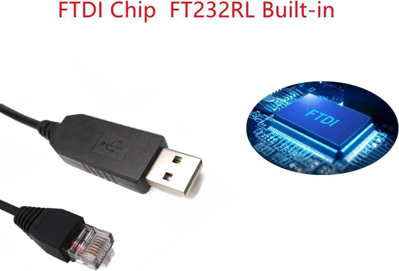 Alt view image 3 of 4 - USB to RS485 RJ45 Serial Cable for ABB Driver ACS-380 ACS-550, USB RS485 Modbus Adapter Communication Cable for ABB Oy BCBL-01
