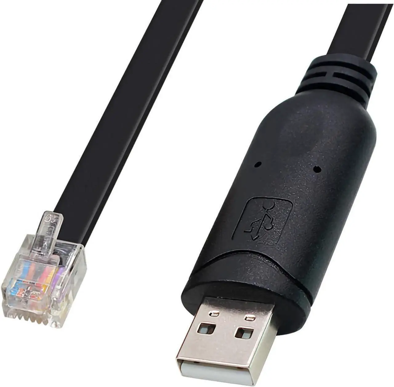 Alt view image 2 of 5 - USB to RJ12 Adapter Console Cable for APC PDU Cable 940-0144 Replacement, Compatible with APC Metered and Switched Rack PDU AP78xx, AP79xx, AP86xx, AP88xx, AP89xx, AP77xx