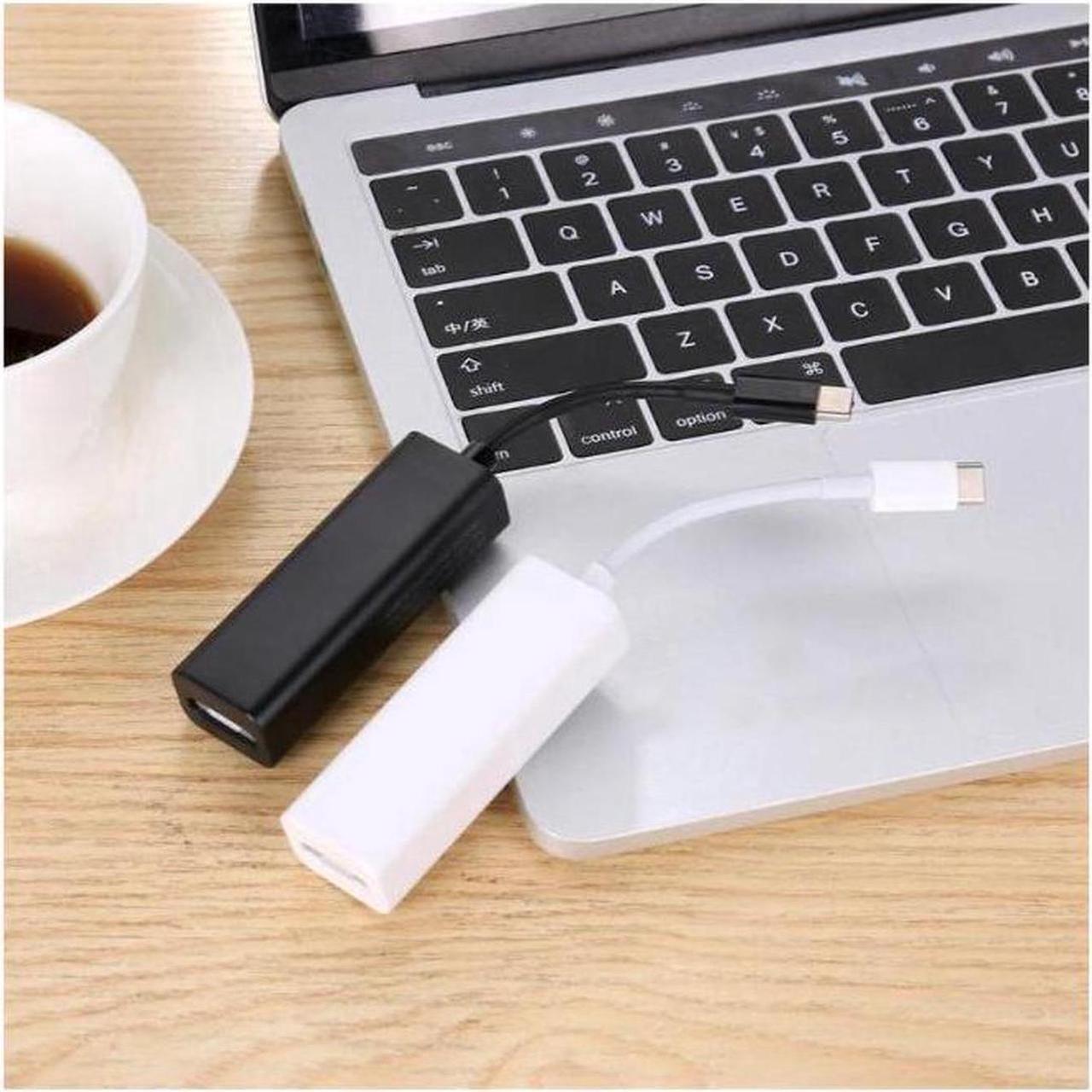 Alt view image 6 of 7 - USB C Magsafe Adapter, Type C to Magsafe 1&2 Converter Adapter Charge, Compatible with New MacBook Pro/Air and Any USB C Devices,USB 3.1 Type C Male to Magsafe 2 5Pin Female Cable Cord Converter Adapt