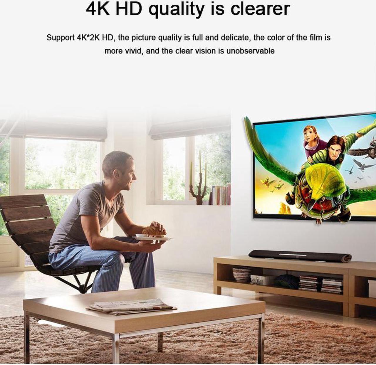 Alt view image 5 of 7 - 4K x 2K Display Port DisplayPort DP Male to HDMI Female Adapter Converter for HDTV PC, 2-Pack