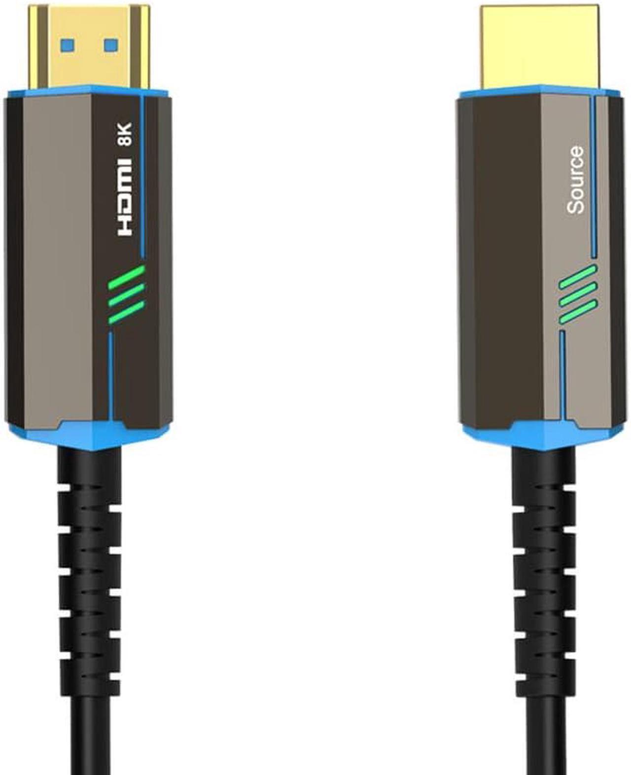 Main image of 8K Game Fiber Optic HDMI Cable 16FT (48Gbps, in-Wall CL3 Rated, eARC, 8K 60Hz, 4K 144Hz, HDCP 2.3, HDR10+) Ultra High Speed Long HDMI 2.1 Cable - for Gaming, VR, HDTV, Monitor, PC