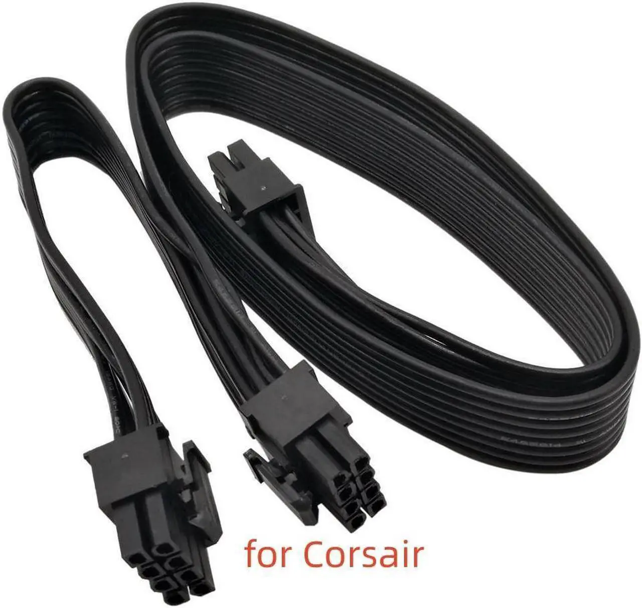 Main image of CPU 8 Pin male to Dual PCIe 2x 8 Pin (6+2) male Power Adapter Cable for Modular Power Supply 25-inch+9-inch (63cm+23cm)