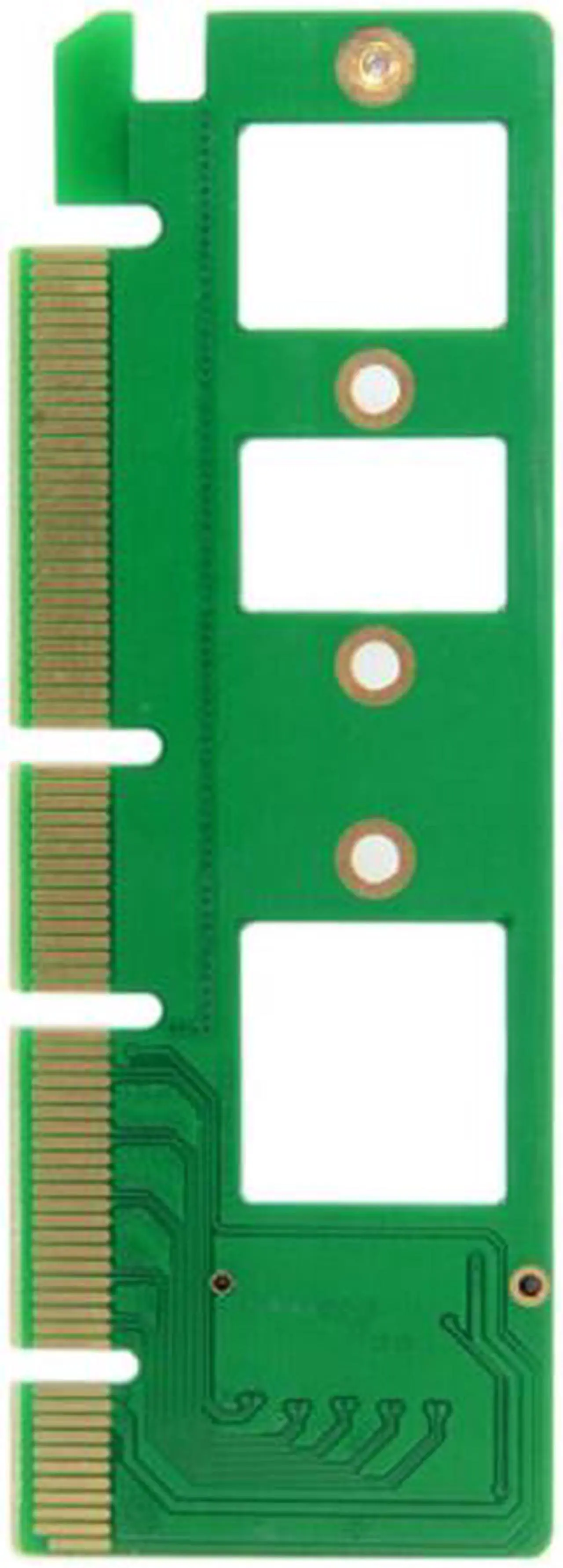 Alt view image 5 of 7 - Aomoproing   NGFF M-key NVME AHCI SSD to PCI-E 3.0 16x x4 Adapter for XP941 SM951 PM951 A110 m6e 960 EVO SSD SA-001