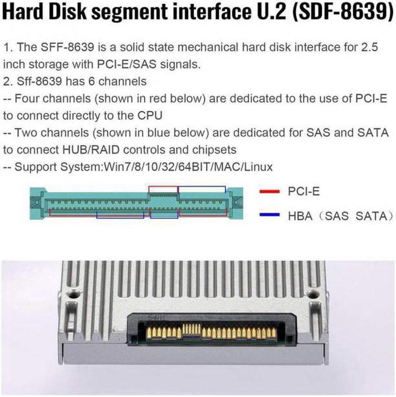 Alt view image 5 of 7 - Aomoproing SA-016-2P Dual Slimline SFF-8654 8X 4 NVME to PCIE Express 3.0 4.0 Raid Card VROC Raid0 Hyper Adapter