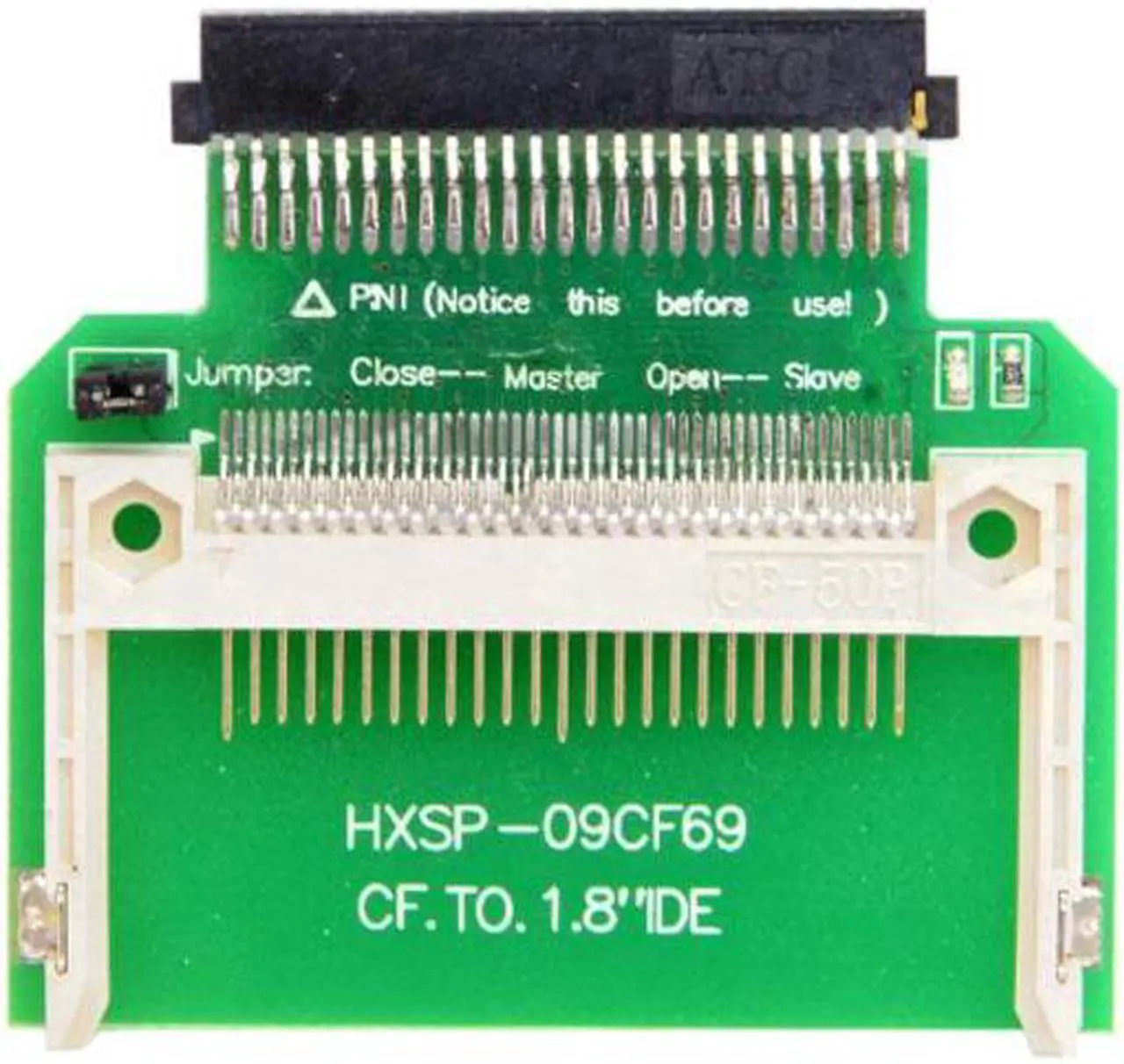 Alt view image 4 of 7 - Aomoproing CF Compact Flash Memory Card to 50pin 1.8 Inch IDE Hard Drive SSD Converter Adapter