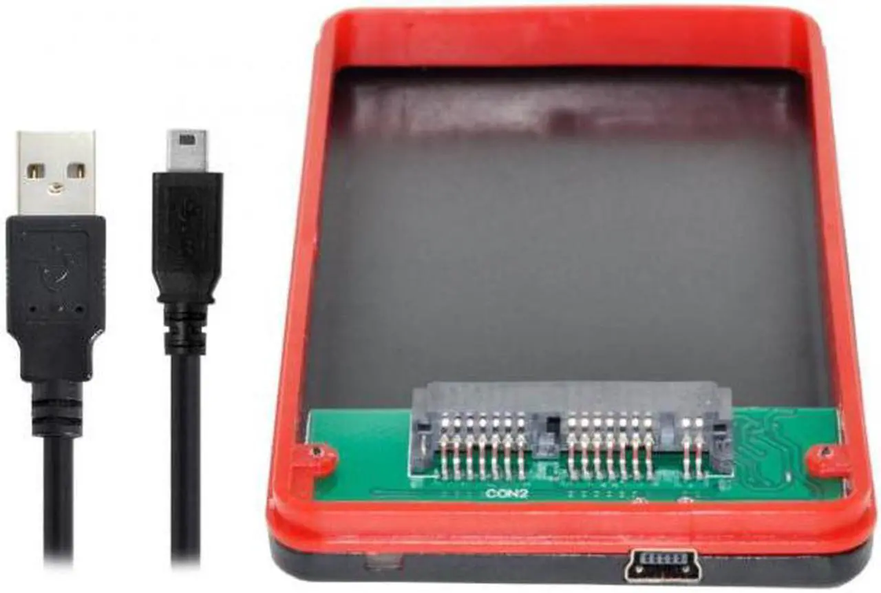 Main image of Aomoproing USB2.0 480Mbps to 1.8 inch Micro SATA 16pin 7+9 SSD HDD External Hard Disk Enclosure