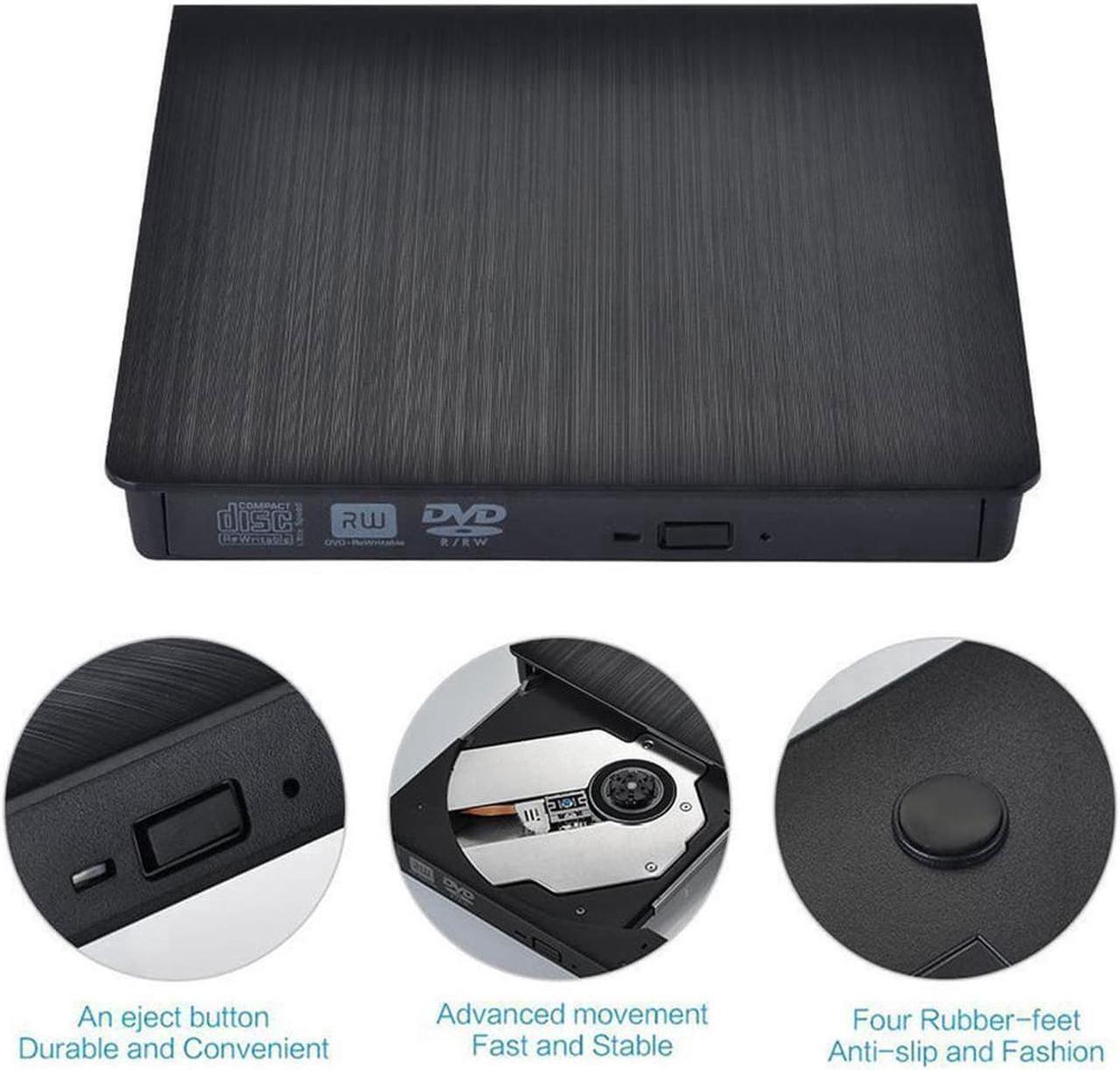 Alt view image 4 of 7 - USB 3.0 Slim External DVD RW CD Writer Drive Burner Reader Player Optical Drives For Laptop PC DVD burner dvd portatil