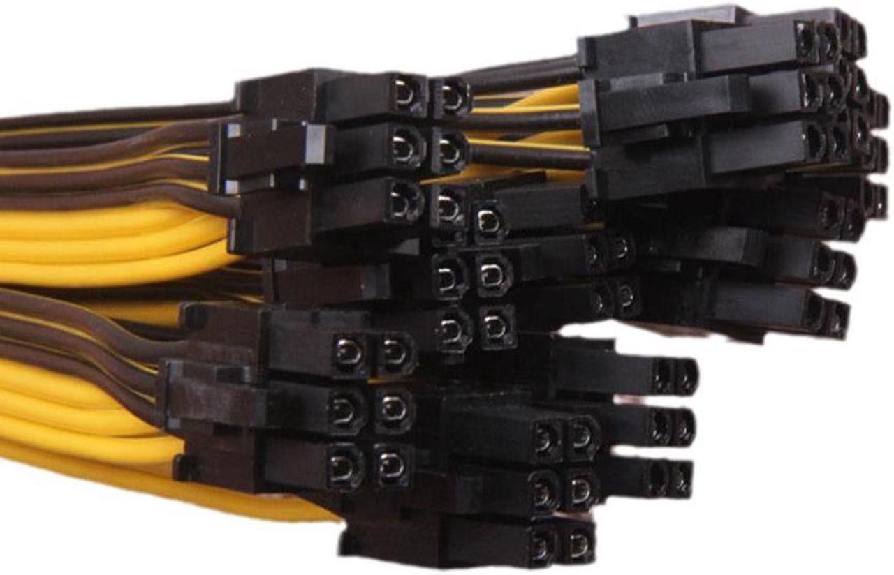 Alt view image 5 of 6 - 1pc 6Pin Connector Sever Power Supply Cable PCI-E For P3 Machine Support Supply 6Pin Line Graphics Card Line 2400W 2600W 40cm