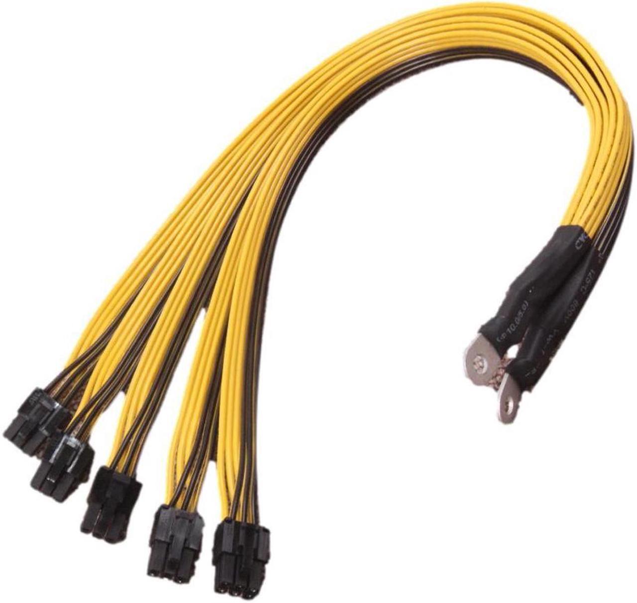 Alt view image 2 of 6 - 1pc 6Pin Connector Sever Power Supply Cable PCI-E For P3 Machine Support Supply 6Pin Line Graphics Card Line 2400W 2600W 40cm