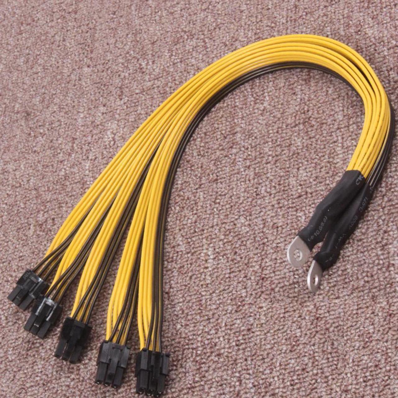 Alt view image 3 of 6 - 1pc 6Pin Connector Sever Power Supply Cable PCI-E For P3 Machine Support Supply 6Pin Line Graphics Card Line 2400W 2600W 40cm