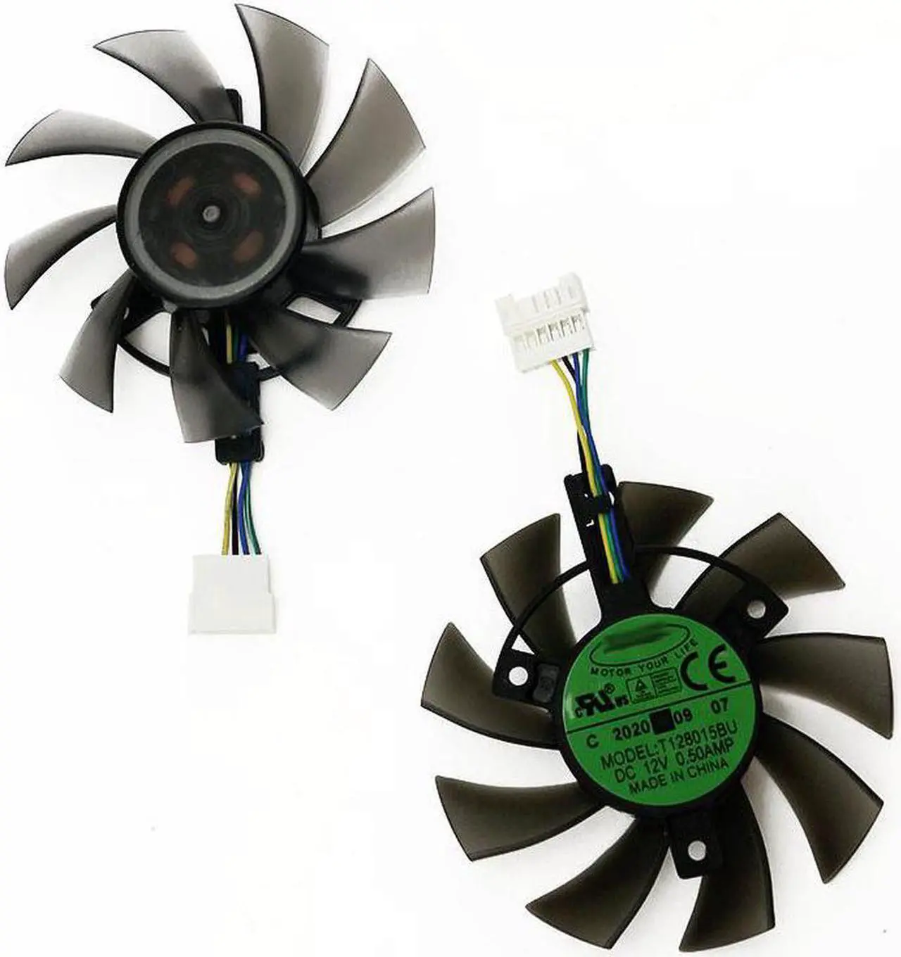 Alt view image 6 of 6 - 6Pin 75MM FD8015U12D RTX 2060 GTX1660 Ti Cooling Fan For ASUS GTX 1660 1660Ti TUF GAMING OC RTX2060 Graphics Card Cooler Fan