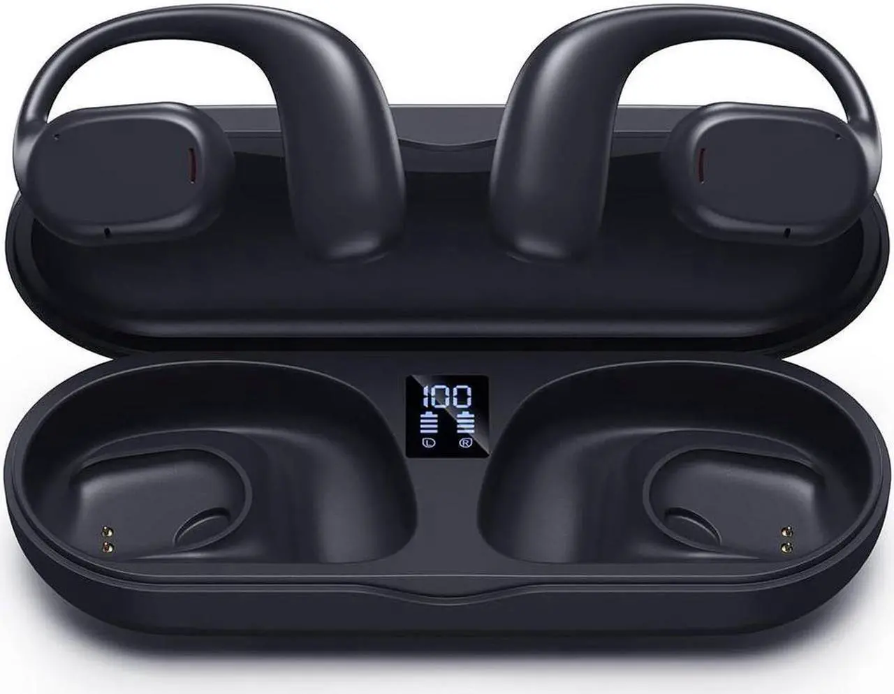 Main image of Wireless Earbuds | Bluetooth Headphones, Non-In-Ear Ear Protection Headphones Wireless Bluetooth 5.3 with LED Display, Up to 8 Hours Playtime Touch Control Sports Waterproof Earbuds Wireless Bluetooth