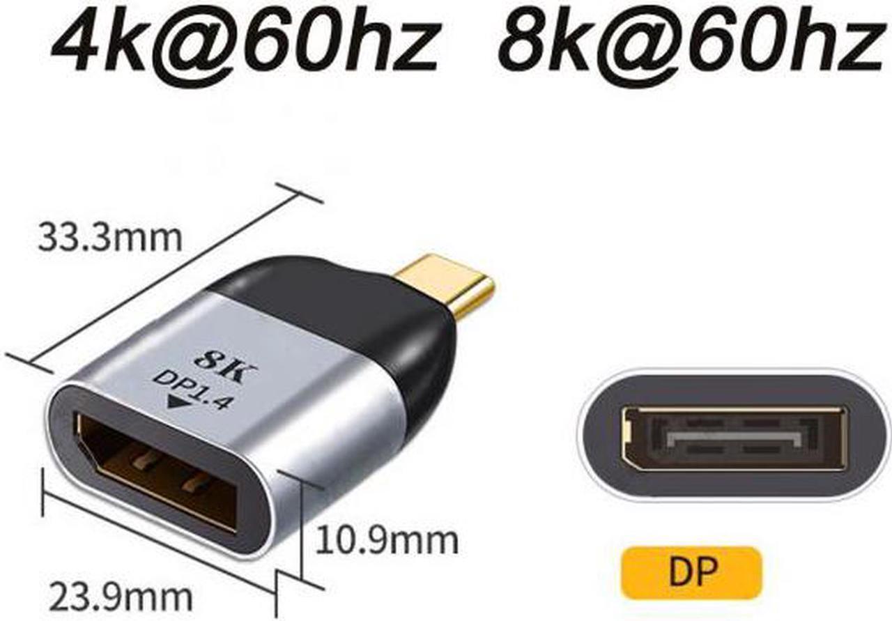 Alt view image 5 of 7 - Aomoproing  USB-C Type C to Displayport Monitor Converter Adapter 4K 2K 60hz for TabletPhoneLaptop
