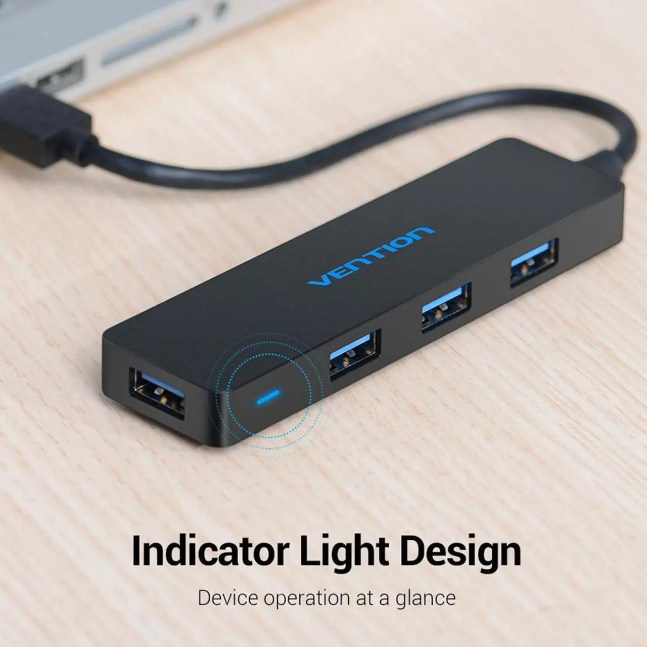 Alt view image 2 of 7 - 4 Ports USB Hub USB 3.0 Hub for Printer Mac Notebook Laptop High Speed Multi USB Splitter USB Hab