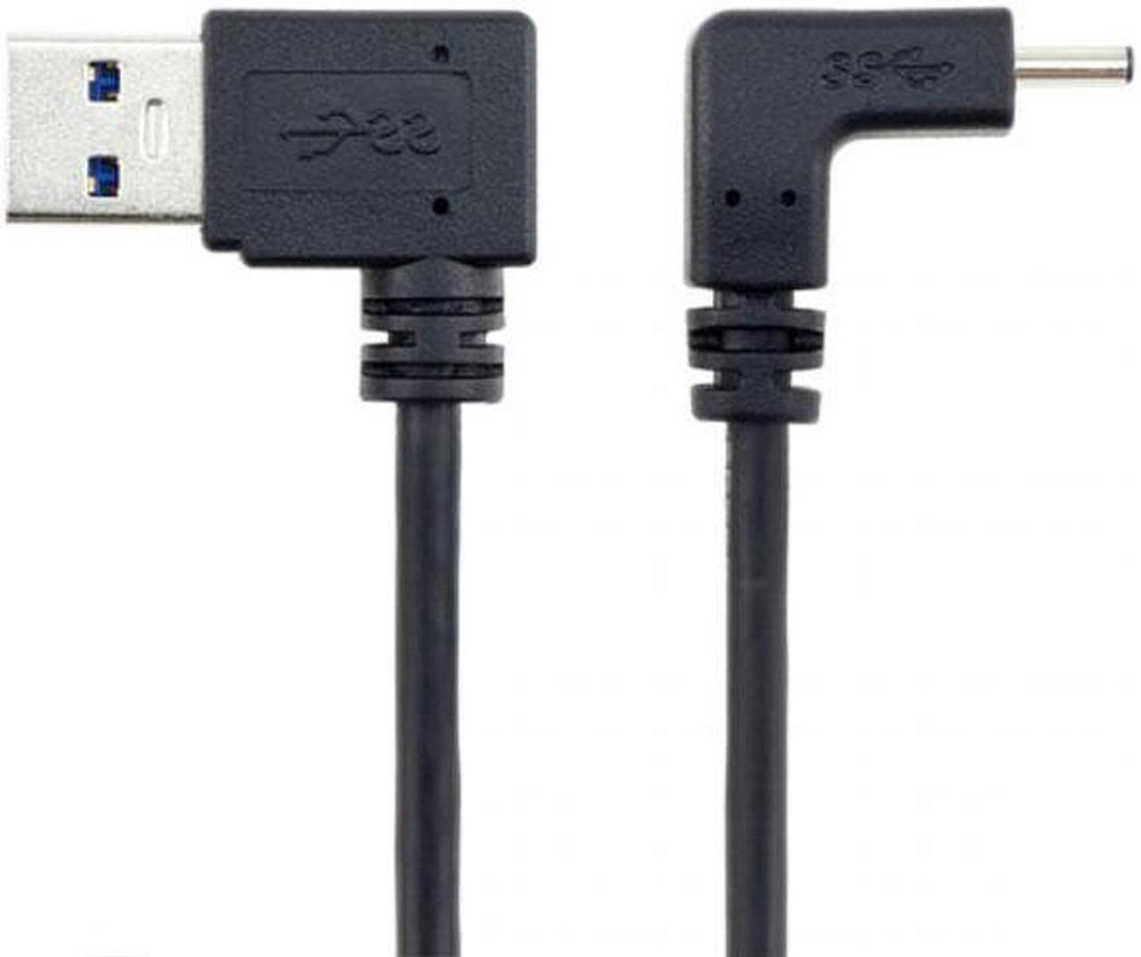 Alt view image 2 of 5 - Aomoproing USB 3.1 USB-C Up & Down Angled to 90 Degree Left Angled A Male Data Cable for Macbook & Tablet & Phone