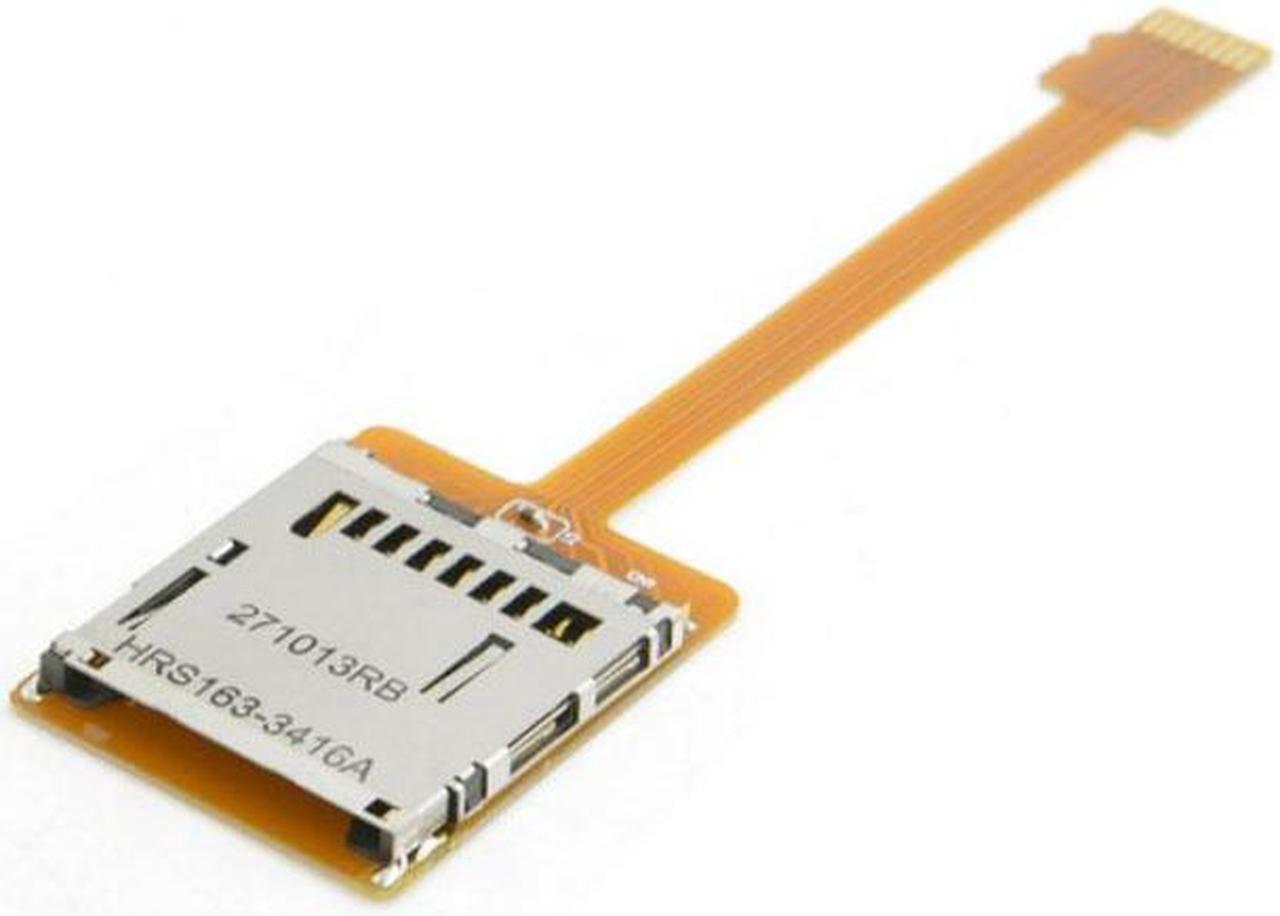 Alt view image 6 of 7 - Aomoproing Micro SD TF Memory Card Kit Male to SD Female Extension Soft Flat FPC Cable Extender 10cm