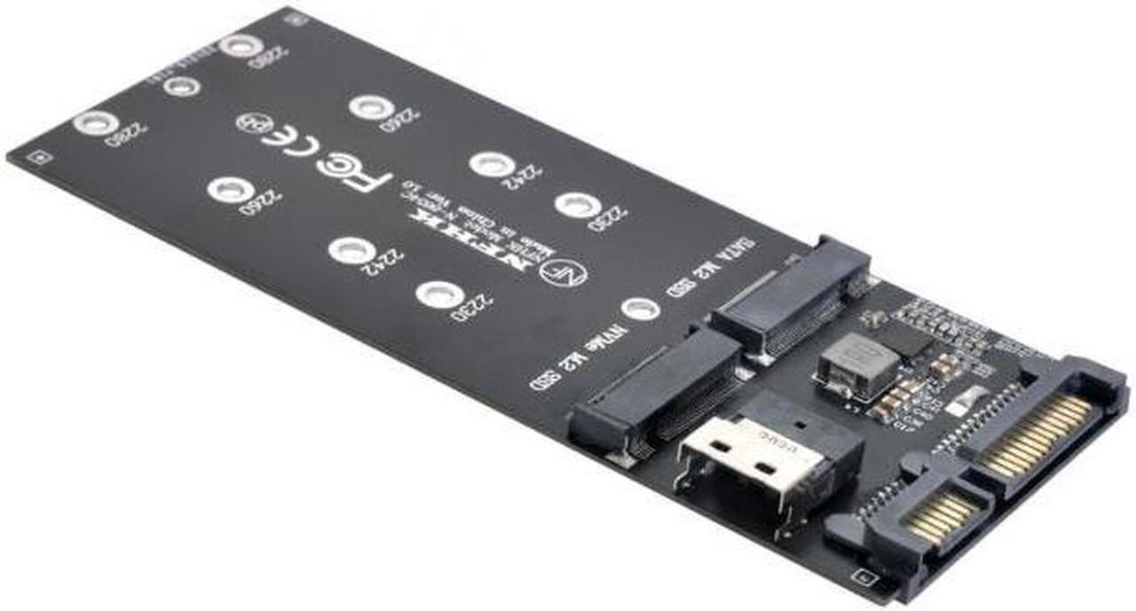 Alt view image 5 of 7 - Aomoproing SFF-8654 to U2 Kit NGFF M-Key to Slimline SAS NVME PCIe SSD SATA Adapter for Mainboard