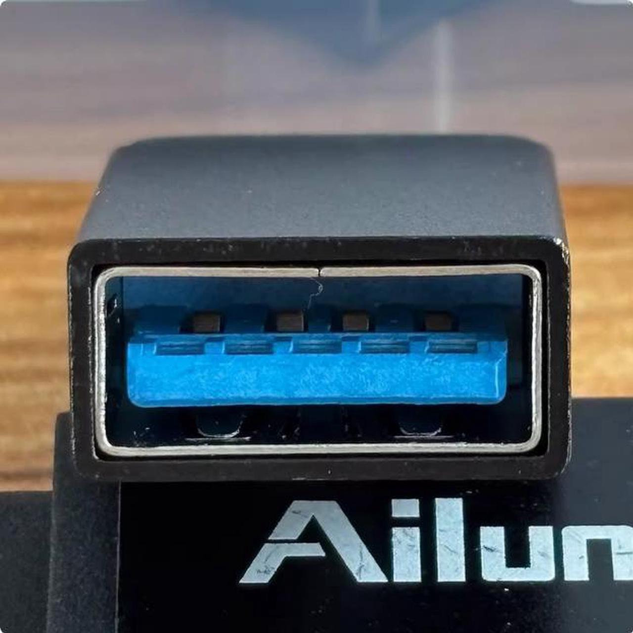 Alt view image 3 of 5 - Ailun Type-C adapter USB-C to USB-A 3.0 female adapter for mobile OTG external devices 3PACK Silver