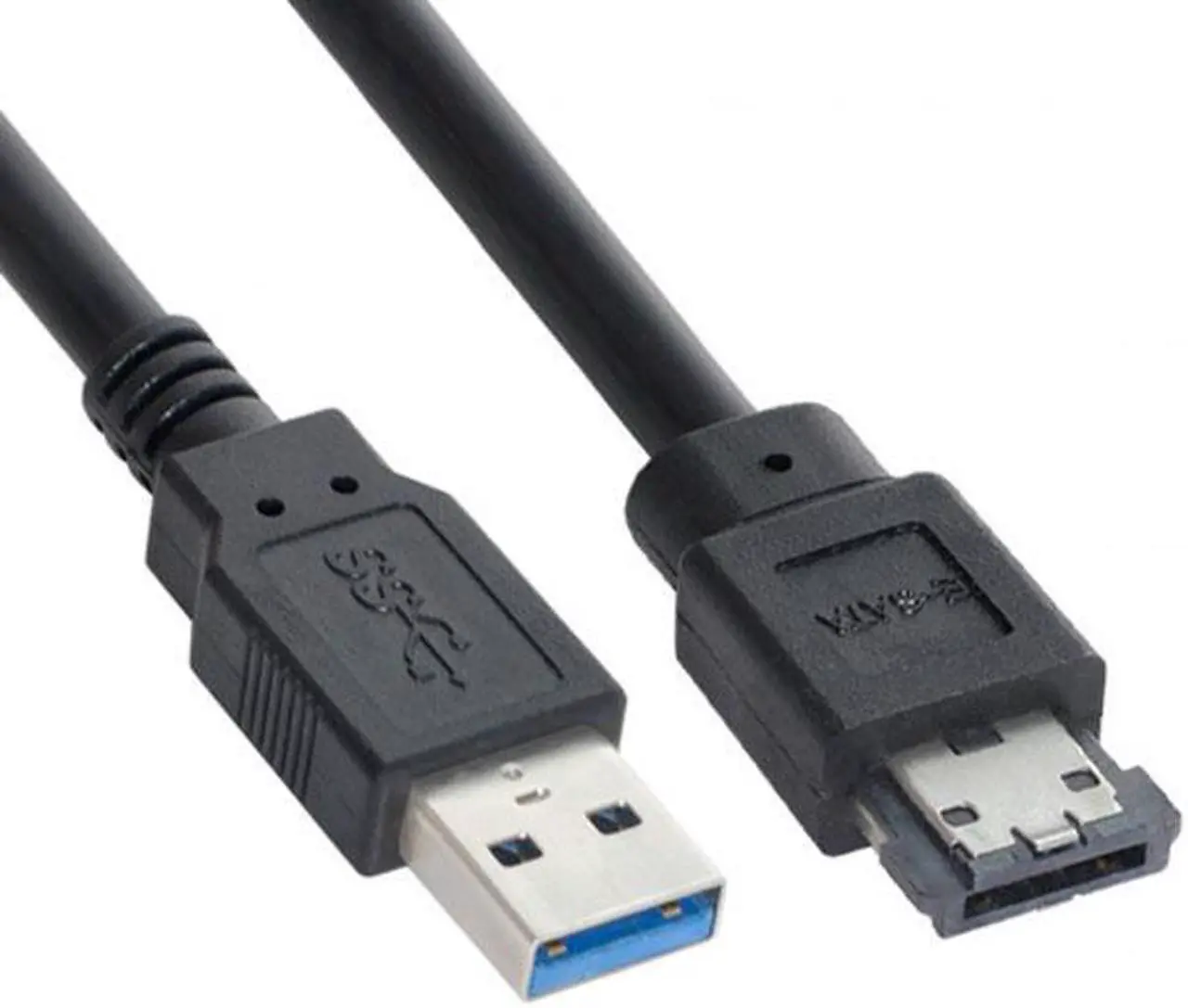 Alt view image 3 of 6 - Aomoproing  USB 3.0 to Power Over eSATA DC5V Adapter USB2.0 to HDD/SSD/ODD eSATAp Converter