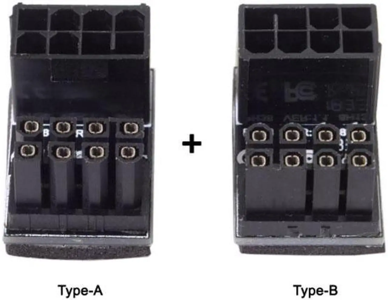 Alt view image 4 of 7 - Aomoproing ATX 8Pin Female to 8pin Male 180 Degree Angled Power Adapter for Desktops Graphics Card