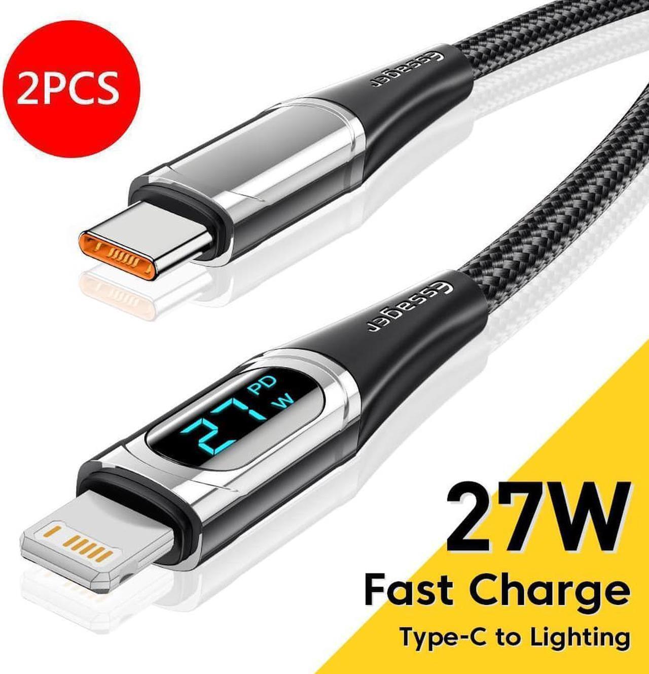 Main image of USB C to Lightning Cable 3.3FT 2Pack iPhone Fast Charger Cable [MFI Certified] 1M USBC to Lightning Apple Type C Charger Cord for iPhone 14 13 12 11 Pro Max Mini X XS XR 8 Plus 10 SE iPad