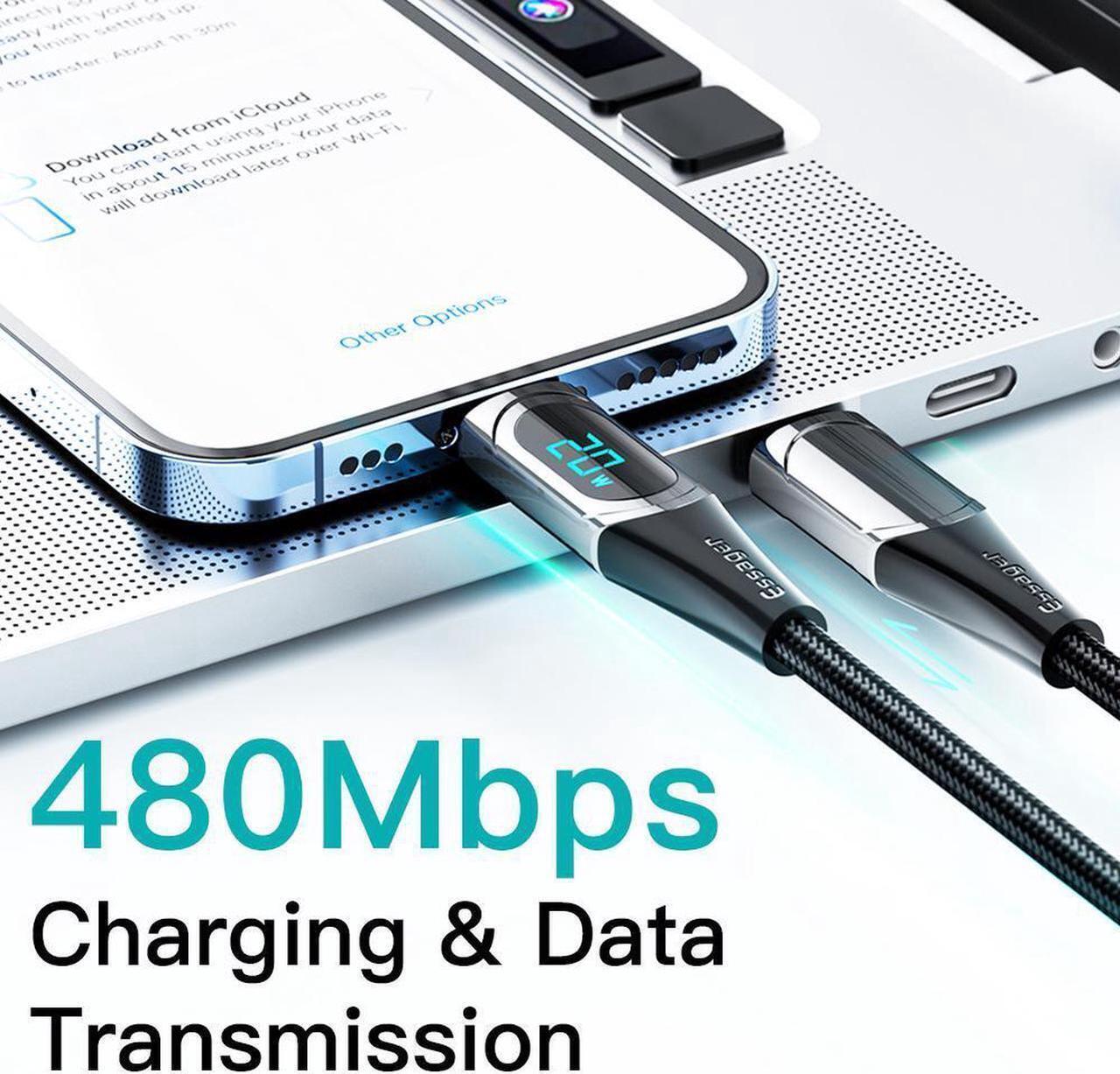 Alt view image 6 of 7 - USB C to Lightning Cable 3.3FT 2Pack iPhone Fast Charger Cable [MFI Certified] 1M USBC to Lightning Apple Type C Charger Cord for iPhone 14 13 12 11 Pro Max Mini X XS XR 8 Plus 10 SE iPad