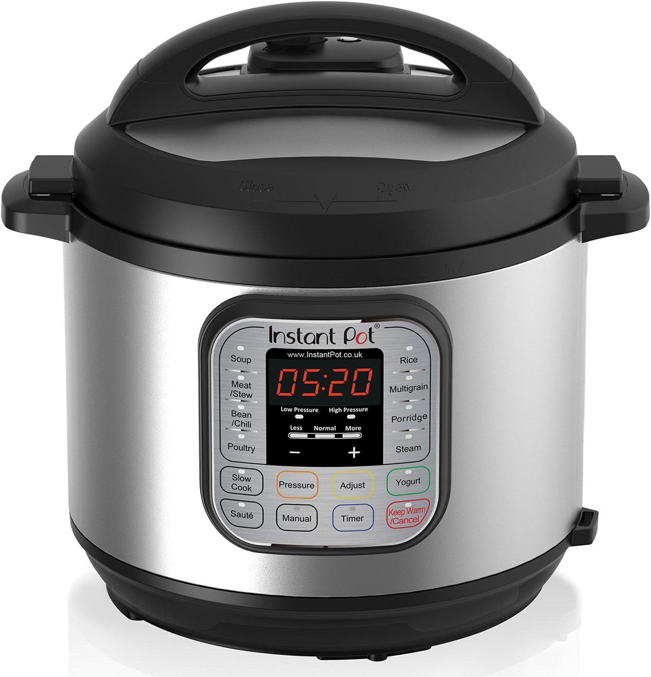 Main image of Instant Pot Duo 7-in-1 Electric Pressure Cooker, Slow Cooker, Rice Cooker, Steamer, Sauté, Yogurt Maker, Warmer & Sterilizer, Includes App With Over 800 Recipes, Stainless Steel, 6 Quart