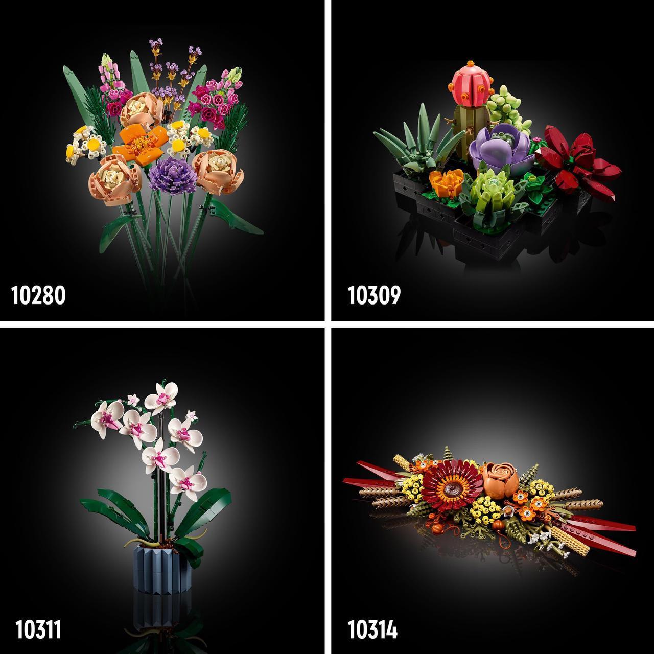 Alt view image 7 of 7 - LEGO Icons Wildflower Bouquet 10313 Artificial Flowers with Poppies and Lavender, Anniversary and Mother's Day Gift for Wife, Unique Home Décor, Botanical Collection with Spring Flowers