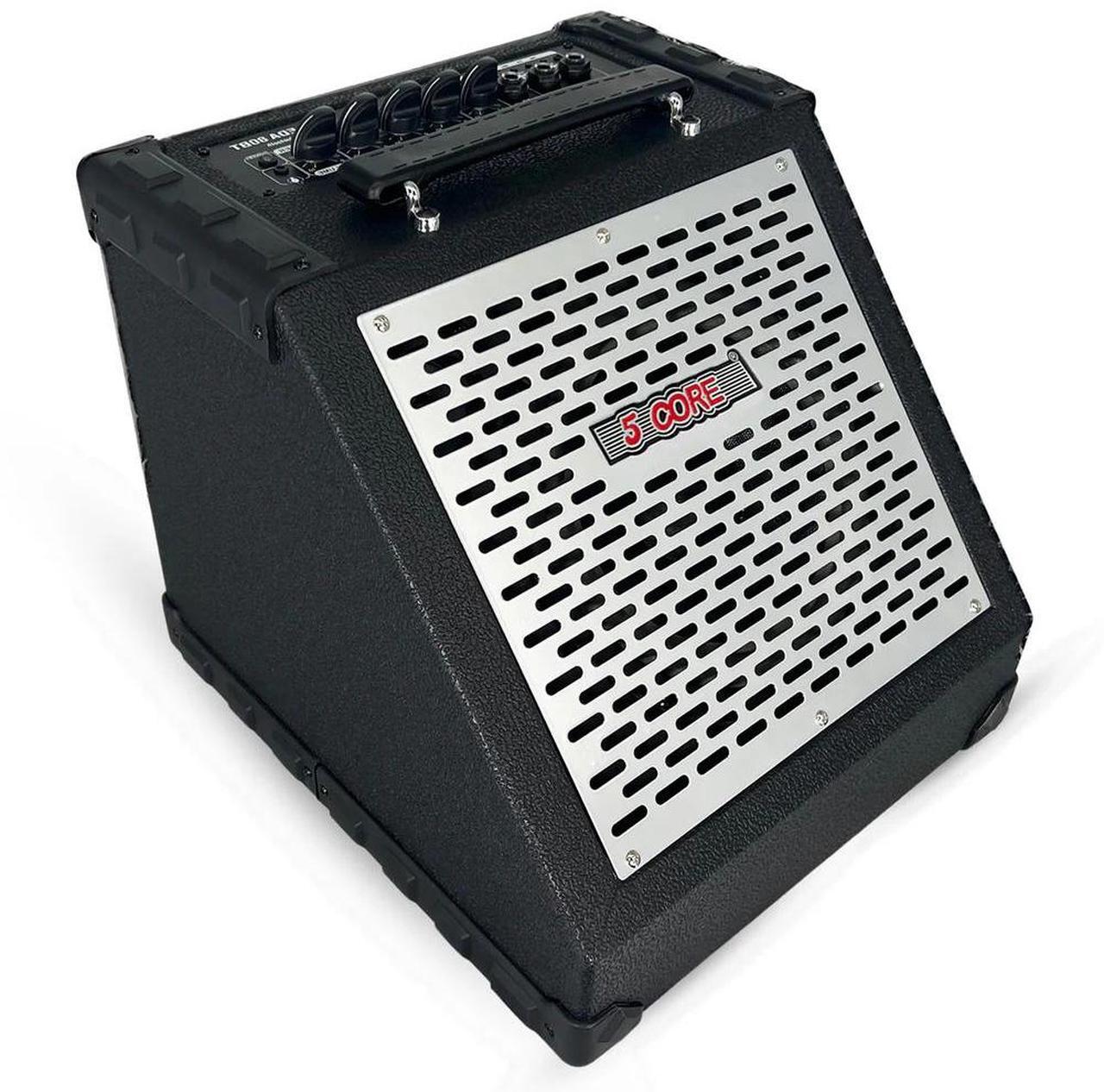 Main image of 5 Core Electric Drum Amplifier 80W Professional Bluetooth Drumming Amp w 8 Speaker Features 3 Band EQ USB E Drum for Keyboard Speaker Black - EDA 80W BT