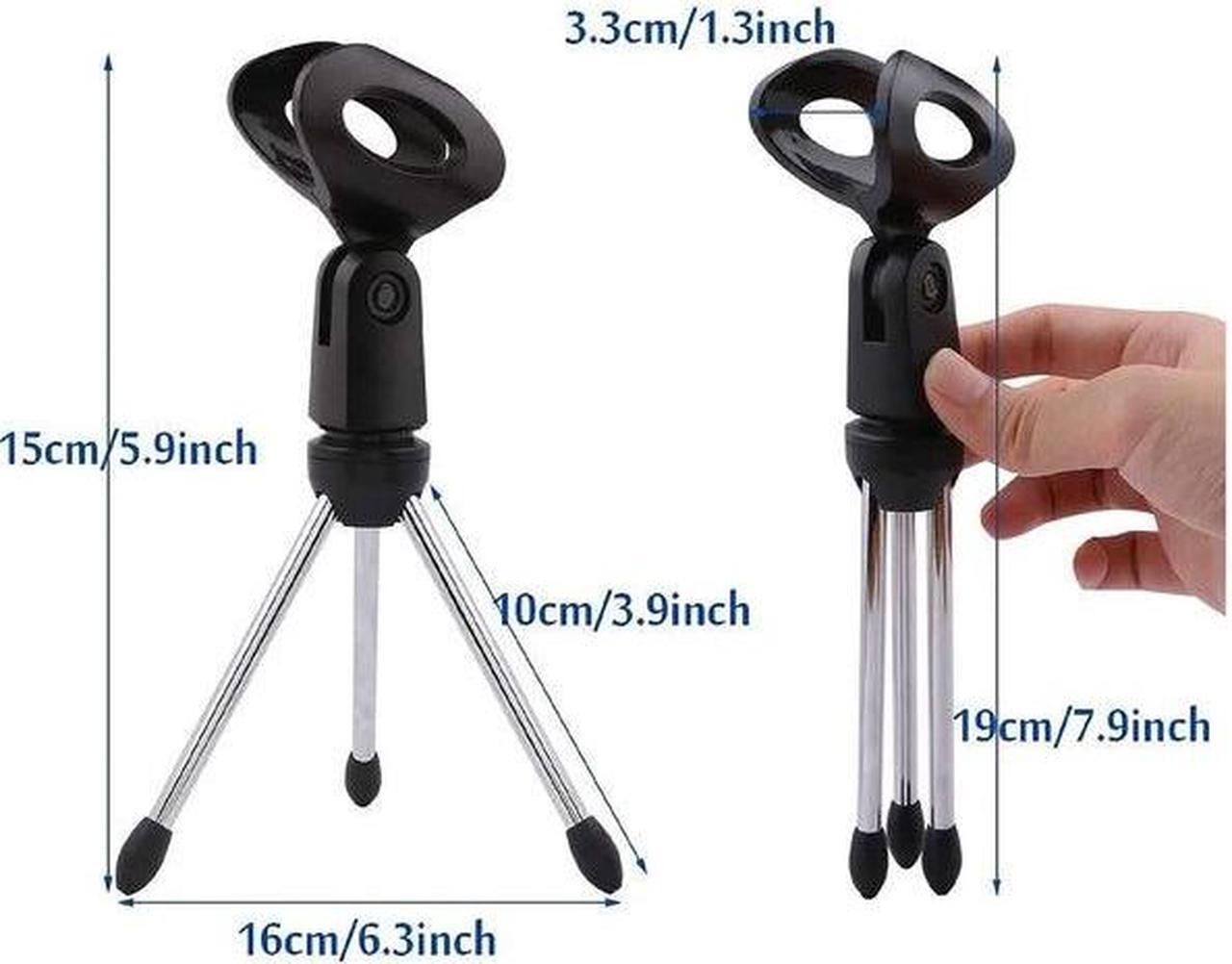 Alt view image 13 of 15 - 5 CORE MINI TRIPOD MIC STAND Microphone Stand Tripod Tabletop Desktop Mini