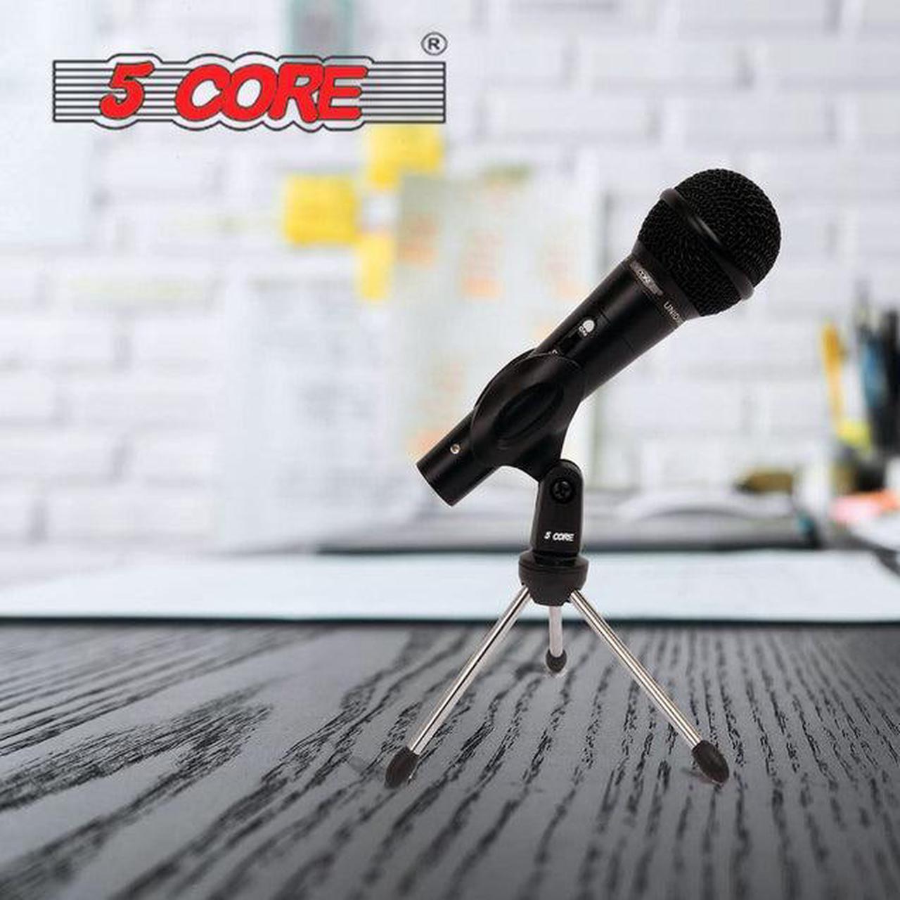 Alt view image 14 of 15 - 5 CORE MINI TRIPOD MIC STAND Microphone Stand Tripod Tabletop Desktop Mini