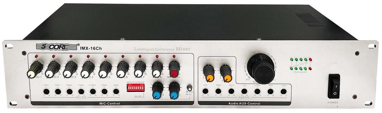 Main image of 5 Core Intelligent Conference Smart Mixer 16 Channel for Wired Microphone Sound Processor - IMX 16CH