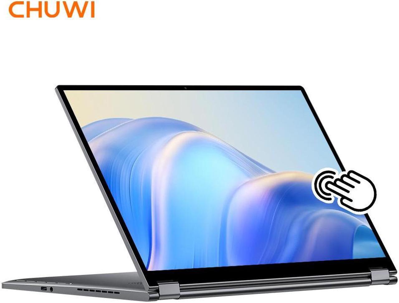 CHUWI 10.51" MiniBook X Touchscreen Laptop, Intel Celeron N100, 12GB RAM 512GB ROM, 360° Yoga Rotation,  Windows 11 Laptops, 1TB SSD Expand, FHD 1920x1200, Backlit Keyboard WiFi 6, BT5.2,Webcam